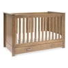 DaVinci Asher 3-in-1 Convertible Crib with Toddler Bed Conversion Kit - Hazelnut