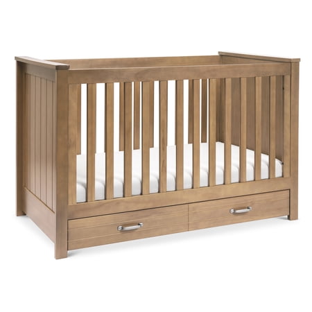 DaVinci Asher 3-in-1 Convertible Crib with Toddler Bed Conversion Kit - Hazelnut