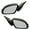 Paint to match, variant on For Hyundai Kona 2018 2019 2020 2021 Door Mirror Passenger Side | Rear | Outer | Heated | With Blind Spot Detection | Paint To Match | Manual Folding | Replacement For HY1321257 | 87620J9130MZH