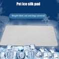 thumbnail image 5 of Pet Cooling Mat, Summer Dog Cooling Mat Washable Self Cool Pad for Small Dogs and Cats, Portable Breathable Pet Sleeping Pad for Crate, Bed, Indoor & Outdoor Floor, 5 of 8