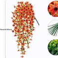 thumbnail image 6 of ToyKingdee Vibrant Trailing Artificial Flower Bush, Lifelike Cascading Foliage for Indoor and Outdoor Decor, 6 of 6