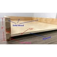 thumbnail image 5 of 17'' Width Pull Out Drawer Garbage Drawer Roll Out Tray Wood Pull Out Drawer Box Kitchen Cabinet Organizer Cabinet Slide Out Shelv Pull-Out Shelf Pull Out Sliding Drawer DIY (Fits RTA Face Frame B21), 5 of 5