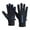 Black, variant on Waterproof Touch Screen Gloves, Non-Slip Cold Resistant with Reflective Printing, Conductive Fingertips for Outdoor Sports