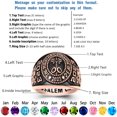 thumbnail image 2 of Customizable Class Rings Fully Personalized Class Rings for Men Gold Plated Class Rings 925 Sterling Silver Rings Men's Class Rings Class Rings for Men High School Size 5-15 Men's School Ring, 2 of 9