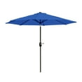 thumbnail image 3 of Westin Outdoor 9 Ft Market Patio Umbrella with Round Resin Base for Outdoor Garden UV Water Weather Resistant, Royal Blue, 3 of 7