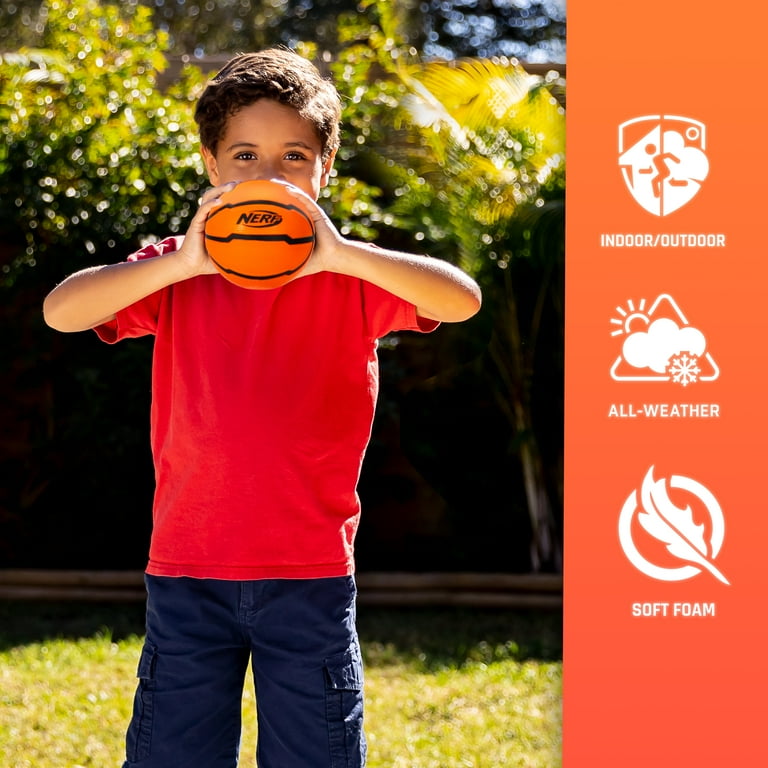 Nerf Mini Foam Basketball, 5 Inch, Orange photo 5