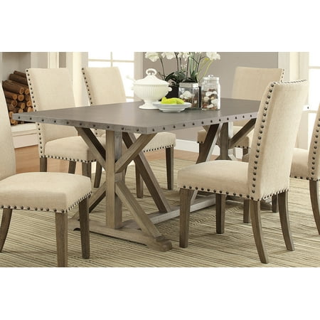 Coaster Company Webber Rustic Dining Table Driftwood
