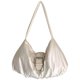 thumbnail image 1 of Bolso de axila de nube para mujer, monedero fruncido de cuero PU para comprador femenino (blanco), 1 of 7