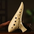 thumbnail image 4 of Beginner Friendly 12 Hole Ceramic Ocarina Compact Construction Suitable for Home Practice and Artistic Performances, 4 of 9