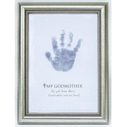 The Grandparent Gift Co. Grow in Faith Handprint Frame, My Godmother