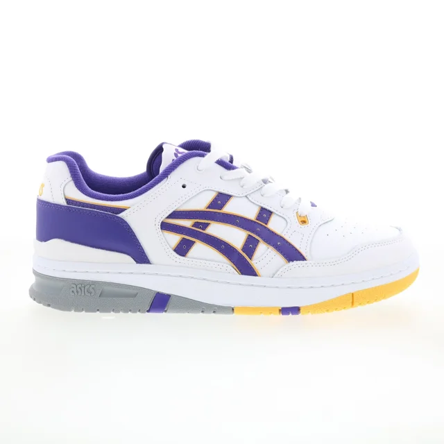 Asics EX89 Lakers 1201A476-102 Mens White Leather Lifestyle Sneakers Shoes
