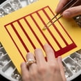 thumbnail image 2 of 3D Printed Art Ruler Grid Tool for Precise Painting Drilling and Craft Projects with Square Multiple Rectangle Design, 2 of 4