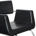 thumbnail image 2 of Chromium Brooklyn Professional Styling Chair with Foam Cushions, Black, 2 of 6
