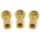 thumbnail image 1 of 25 Pack 1/4-20 x .020-.280 Gold Zinc Finish Steel Pre-Bulbed Shank Rivet Nuts, 1 of 4