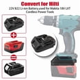 thumbnail image 2 of Power Tools Adapter Converter for Hilti 22V B22 Li-ion Battery for Ma*kita 18V Electric Tools, 2 of 4