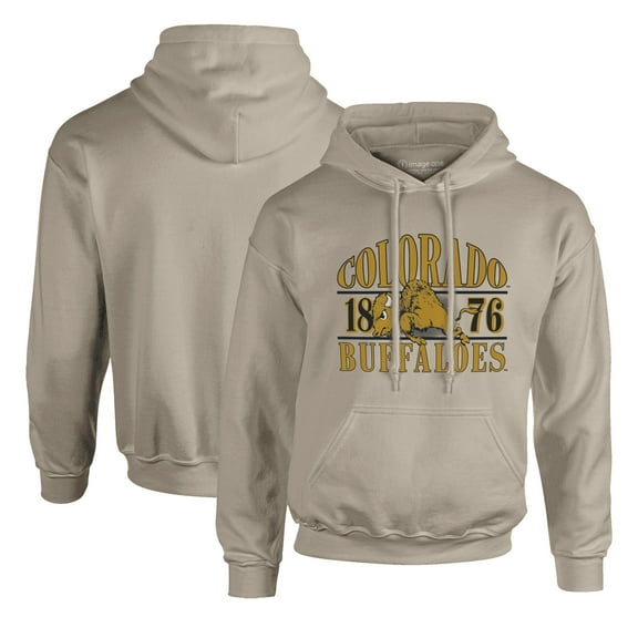 Men's Tan Colorado Buffaloes Upper Arch Letters Pullover Hoodie