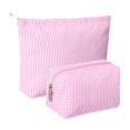 thumbnail image 1 of Set de bolsitas de maquillaje Huhumy Cute Cosmetic Pouch para mujer, color rosa, 1 of 7