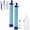 2PCS, variant on Water Filter, Survival Filtration Portable Gear, Emergency Preparedness, Supply for Drinking Hiking Camping Team Family Outing