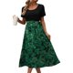 thumbnail image 1 of Vestido ajustado con estampado floral Vestido casual de algodón para damas Traje diario de estilo elegante FLhrweasw Nuevo, 1 of 6