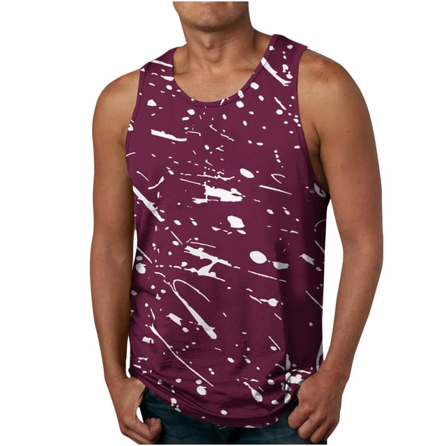 LSLJS Men's Quick Dry Sport Tank Top for Bodybuilding Gym Athletic Jogging Running,Fitness Training Workout Sleeveless Shirts
