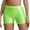 Fluorescent Green, variant on Women's Mid-Rise Glossy Workout Shorts – Sexy Tight-Fit Athletic Yoga Shorts for Fitness, Cardio & Hot Weather Training,Black L