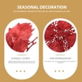 thumbnail image 3 of OUNONA 6-Pack Red Faux Poinsettia Christmas Flowers for Tree, Door, Wreath, and Festive Table Decorations, 3 of 5