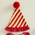 thumbnail image 5 of WIBACKER Newborn Baby Girls' Clown Costumes Halloween Long Sleeve Tutu Romper Dress +Hat Cosplay Clothes 0-3 Months, 5 of 10