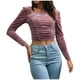 thumbnail image 1 of Tops Para Mujer, Elegantes, Casuales, Blusas, Camisas de Moda, Cómodas, Con Cuello en V, Florales, Manga Corta Odeerbi  ODB169687, 1 of 6
