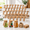 Brown-Cork Lid, variant on 50 Pack 5 Oz Plastic Jars With Lids Gift Brown Cork Lid