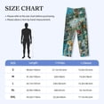 thumbnail image 4 of Lsque Vintage Print Island Skull Print Men's Pajama Pants, Lounge Pant - Comfortable Home Wear,Elastic Waistband, Stylish Design-Medium, 4 of 9