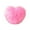 Pink, variant on Hometravel Heart Shaped Plush Pillow, Long Pile Faux Wool Material, Sofa Cushion for Living Room and Bedroom