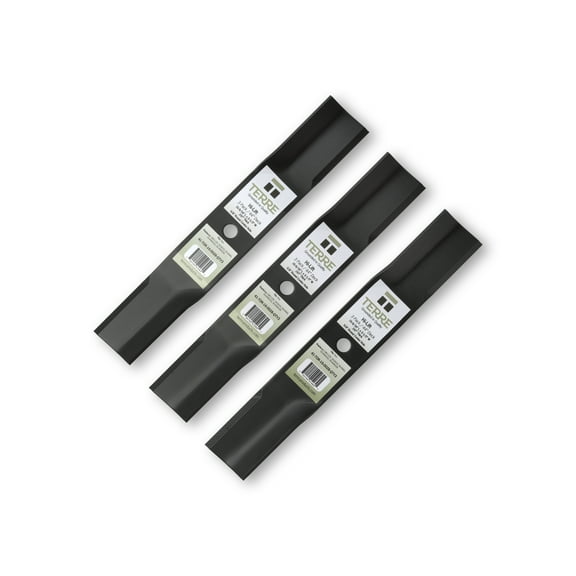 Terre Products, 3 Pack Hi Lift Lawn Mower Blades, 44 Inch Deck, Compatible with Toro, Replacement for 108-1125, 54-0010, 55-4940, 55-4940-03, 55-4940-09