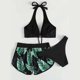 thumbnail image 3 of Ladies Floral Bikini Set Swimsuit Swimwear, 3 of 4