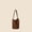Coffee, variant on PRIYAL Large Genuine Leather Bucket Shoulder Bags for Women Soft Suede Tote Purse Handbags Ladies Commuter Satchels