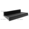 thumbnail image 2 of HAMPPLIES Model Pieces Shelf Black Plastic Stand for Multi Functional Storage and Easy Assembly, 2 of 7