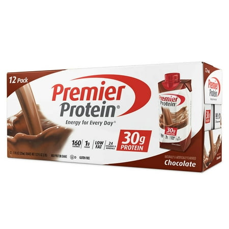 Premier Protein High Protein Shake, Chocolate (11 fl. oz., 12 (Best Protein Bars On The Market)