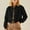 Black, variant on Bomber Jacket Women 2026 - Short Cropped Jacket Women Button Down Long Sleeve Casual Varsity Jackets with Pockets Brown XL