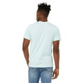 thumbnail image 2 of CN 3301 UNISEX SUEDED TEE (HEATHER ICE BLUE XS), 2 of 4