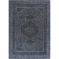 thumbnail image 4 of Hauteloom Chesham Wool Living Room, Bedroom Area Rug - Traditional - Teal, Navy, Dark Brown - 5'6" x 8'6", 4 of 6
