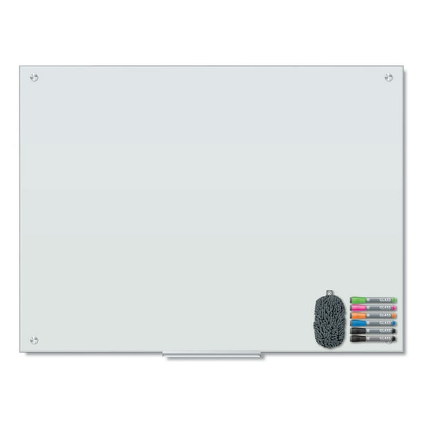 U BRANDS Glass Dry Erase Board Value Pack, 48" x 36", White