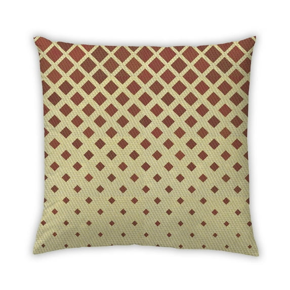 Ahgly Company Outdoor Square Contemporary Throw Pillow, 18 inch by 18 inch