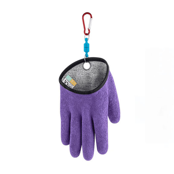 Gaishi Fishing Gloves with Magnet Release - Non-Slip, Professional, Puncture Proof, Fish Handling,Right Hand
