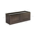 thumbnail image 5 of Design House Ready to Assemble Wall Mounted Fitness Cabinet in Espresso, 33-Inch by 12-Inch by 12-Inch, 5 of 17