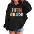 thumbnail image 2 of Vividxx Hoodies For Girls Long Sleeve Letter Print Pocket Pullover Casual Hooded Sweatshirts For School Trendy Fashion 6-7 Years, 2 of 5