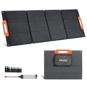 VEVOR 150W Foldable Monocrystalline Solar Panel, 23% Efficiency Portable ETFE Mono Solar Panel Charger with MC4 Output, Type-C, QC3.0 USB & DC Ports, IP67 Waterproof for Power Stations Camping Hiking