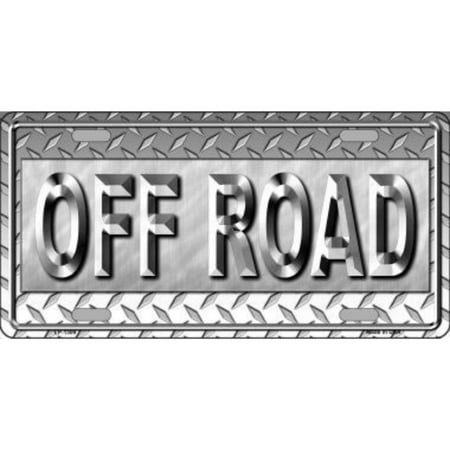 Off Road Novelty Vanity Metal License Plate Tag