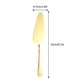 thumbnail image 2 of Pala para tarta de acero inoxidable | Espátula cortadora de pastel de acero inoxidable 410 pulida con espejo con borde dentado para postre de pizza en tarta de pizza | Incluye 1 cortador de mango, 2 of 9