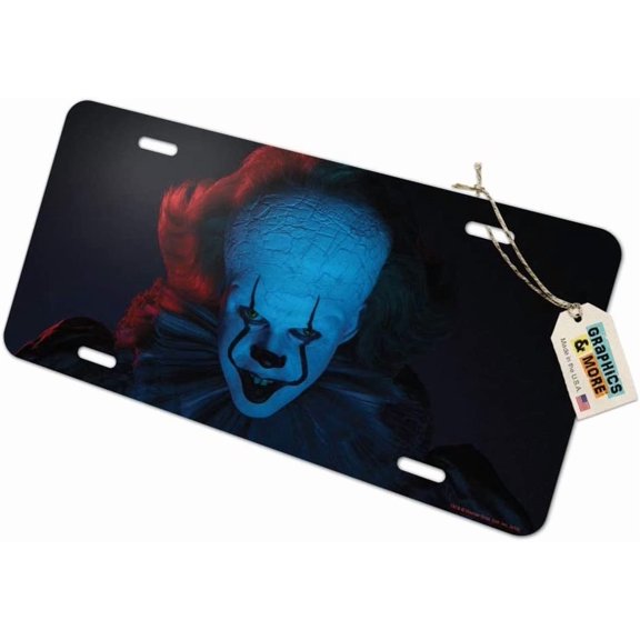 GRAPHICS & MORE IT: Chapter 2 Blue Pennywise Novelty Metal Vanity Tag License Plate