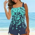 JBEELATE Plus Size Swimsuits for Women 2pcs Bathing Suits Tankini Swim
