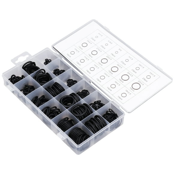 Rdeghly Wear Resistant O Ring,279Pcs Plumbing O Ring Seals Kit Rubber Wear Resistant O Rings Assortment Set For Cars,Rubber O Ring